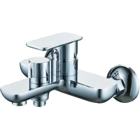 Смеситель для ванны Rush Bruny BR4335-44 с душевым гарнитуром, хром