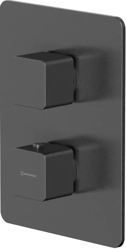 

Термостат для ванны Whitecross X X1436GM встраиваемый, оружейная сталь