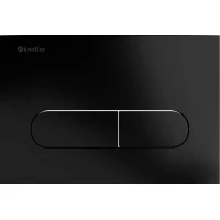 Кнопка смыва Knotlor Fusion BIS101BL для инсталляции, черный матовый