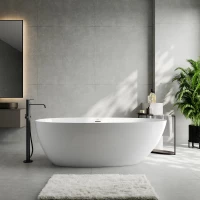 Акриловая ванна Abber AB9211-1.8 180x90 см, отдельностоящая, белый