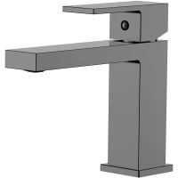 Смеситель для раковины Belz B10672-3 оружейная сталь матовый