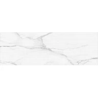 Плитка настенная Marble gloss white белый 02 30х90