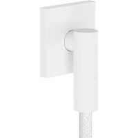 Подключение для душевого шланга Hansgrohe FixFit Fine E 28883700 белый матовый