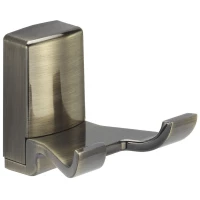 Крючок WasserKRAFT Exter К-5223D двойной, для ванны, светлая бронза