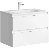 Тумба белый глянец 75 см Aqwella 5 Stars Accent ACC0175W