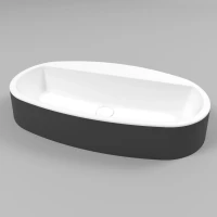 Раковина 65x37 см Whitecross Obsidian D 0736.065037.20100