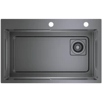 Кухонная мойка Raglo R702.7246.09 72x46 см, графит матовый
