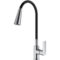 Смеситель для кухни Splenka S05.43 с гибким изливом, хром