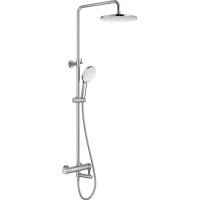 Душевая система Splenka S223.24.05 250 мм, со смесителем, сатин