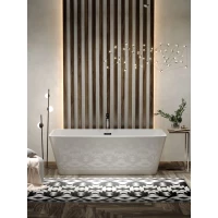 Акриловая ванна Sancos Dama FB05 170x80 см, отдельностоящая, белый