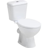 Унитаз-компакт Aquatek Каир AQ2780-00 косой выпуск, с сиденьем, белый