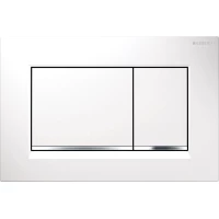 Кнопка смыва Geberit Sigma 30 115.883.KJ.1 для инсталляции, белый/хром/белый