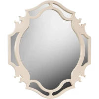 Зеркало 90x100 см бежевый глянец Belux Кастилия В 90 4810924252333