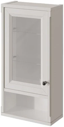 Шкаф одностворчатый белый матовый L Caprigo Jardin 10492L-B031G