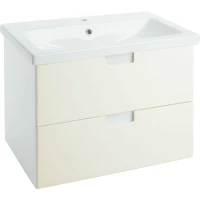 Тумба бежевый глянец/белый глянец 56,2 см Bellezza Пегас 4630409270078