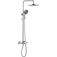 Душевая система Abber Thermostat AF8516L 220 мм, с термостатом, хром