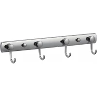 Планка с крючками Savol S-05204B для ванны, хром