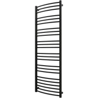 Полотенцесушитель электрический Grota Calma 4650186711830 1500x530, ТЭН левый/правый, черный матовый