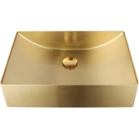 Раковина-чаша AltroBagno Futuro AltroBagnoFuturo001013OrSp 49,6x34,6 см, накладная, золотой матовый
