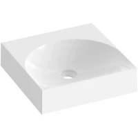 Раковина Ravak Lite XJX01345000 45x45 см, накладная, подвесная, белый