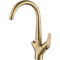 Смеситель для кухни Zorg SH 815 BRONZE с подключением к фильтру, бронза