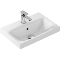 Раковина Misty Moduo Slim UM-MOD50SL/1 50x35 см, накладная, подвесная, белый