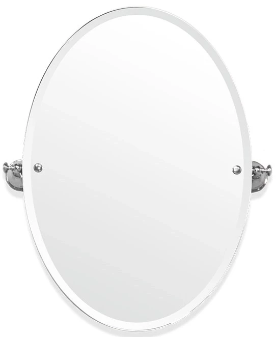 Зеркало 56x66 см белый/хром Tiffany World Harmony TWHA021bi/cr