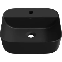 Раковина-чаша Wellsee Preen 329711000 40x40 см, накладная, черный матовый