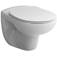 Унитаз подвесной Am.Pm Sense C741700SC безободковый, с сиденьем микролифт, белый