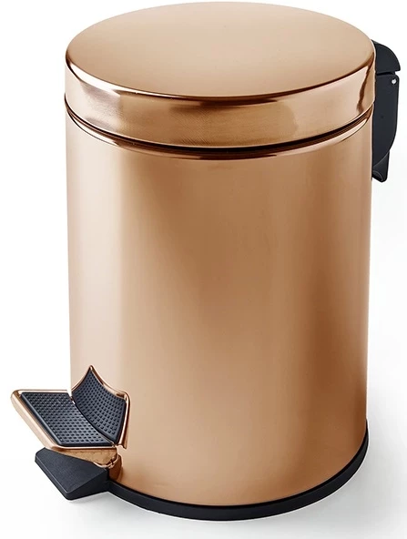 

Мусорное ведро 5л 3SC Metal Tonda MET65AGDRM