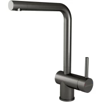 Смеситель для кухни Paulmark Spring Sp212067-GM вороненая сталь