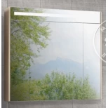 Изображение товара зеркальный шкаф блент 100 кремовый акватон 1a166502bla70