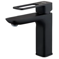 Смеситель для раковины IDDIS Slide SLIBL00i01 черный матовый