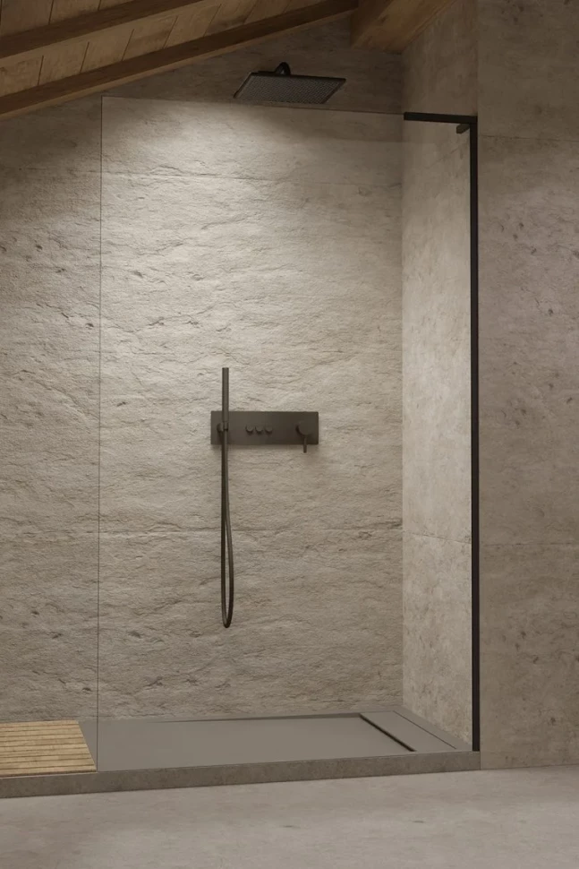 

Неподвижная перегородка Radaway Modo SL Black II 85 Right 10319085-54-01R прозрачное