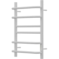 Полотенцесушитель электрический Point Сатурн П6 PN90846W 600x432, диммер правый, белый матовый