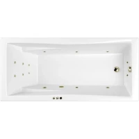 Акриловая ванна Whitecross Palace 0104.170075.100.SMART.BR 169,5x75 см, с гидромассажем, белый