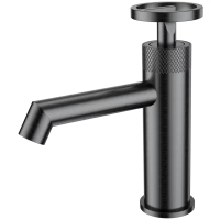 Смеситель для раковины Wonzon & Woghand WW-H1065-BGG  темный графит матовый