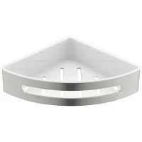 Полка для ванной Timo Luiro 18577/13 20,7x20,7 см, угловая, никель матовый