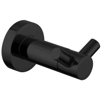 Крючок Omnires Modern Project MP60120BL двойной, для ванны, черный матовый