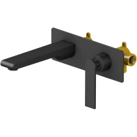 Смеситель для раковины Timo Anni 2771/03SM встраиваемый, черный матовый