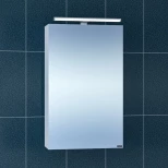 Изображение товара зеркальный шкаф 45x73 см белый глянец санта стандарт 113014