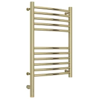 Полотенцесушитель электрический 600x400 шампань МЭМ левый, перемычка выгнутая Сунержа Богема 3.0 020-5802-6040