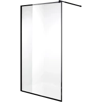 Неподвижная перегородка 110 см Niagara NG-687-11BLACK прозрачное