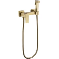 Гигиенический душ Grocenberg GB101N-MG со смесителем, золотой матовый