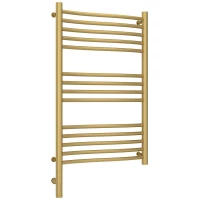 Полотенцесушитель электрический 800x500 золотой матовый МЭМ левый Сунержа Флюид 3.0 032-5820-8050