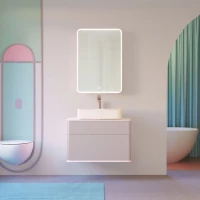 Комплект мебели французский серый 81,4 см Jorno Pastel Pas.01.82/P/GR + Y18293 + Pas.03.60/GR