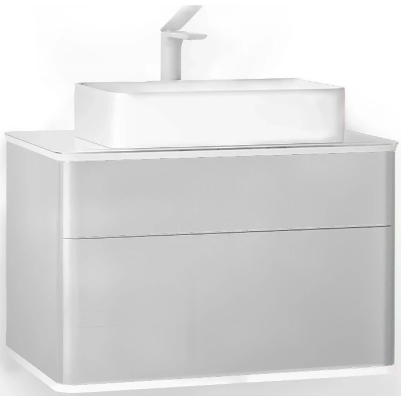 Комплект мебели французский серый 81,4 см Jorno Pastel Pas.01.82/P/GR + Y18293 + Pas.03.60/GR