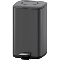 Мусорное ведро WeltWasser Wally TG 10000006134 9л, с педалью, серый матовый