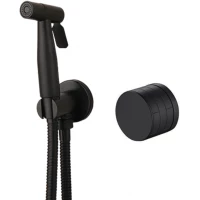 Гигиенический душ Feramolli Amos BL214 CoolStart, со смесителем, черный матовый