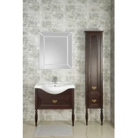 Комплект мебели дуб тёмный шоколад 105,5 см Roca America Evolution L ZRU9302944 + 327205000 + ZRU9302950